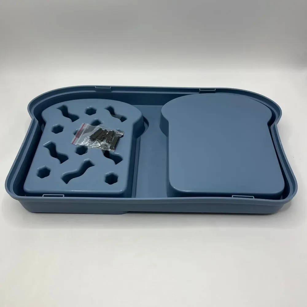Pet Slow Feeder Bowl Anti-Choke Pet Feeding Bowl Non-Slip & Anti-Tip